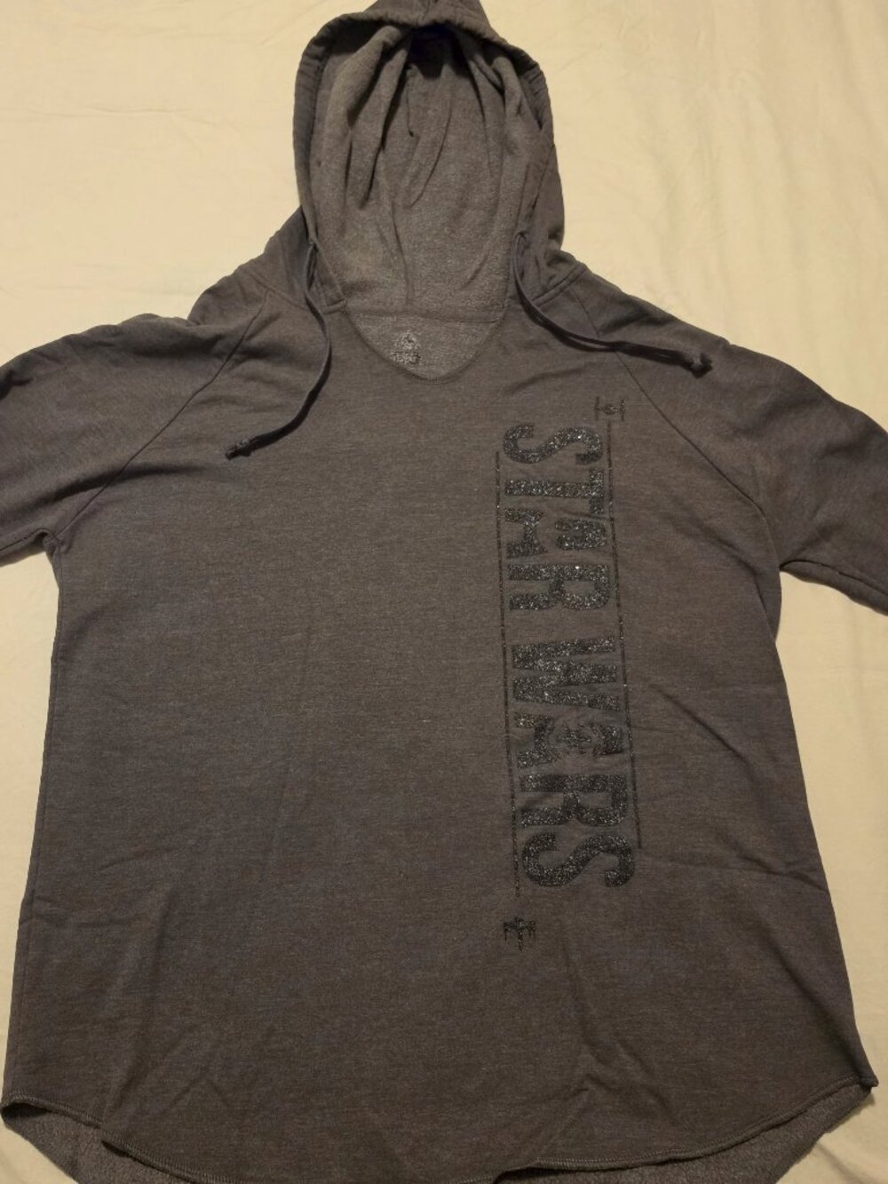 Star Wars Glitter Logo Lightweight Hoodie, XL, TIE & X-Wing